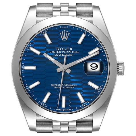 orologio rolex uomo acciaio blu|orologi da parte rolex.